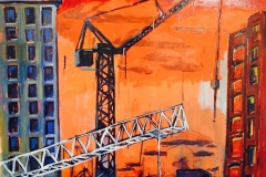 City View     48" x 52"    Oil on Canvas 2016